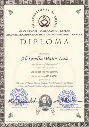 Diploma da IACH
